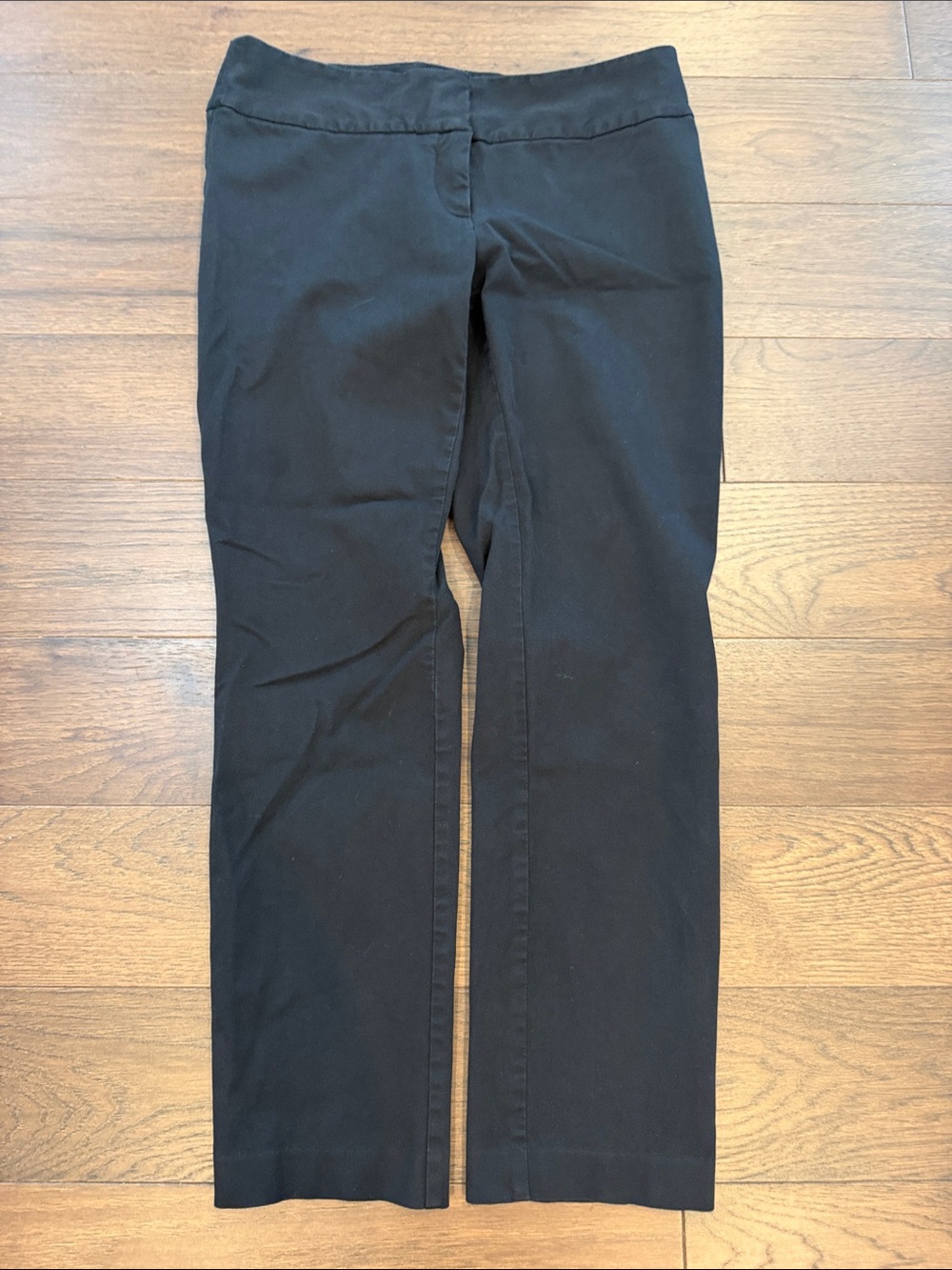 Alfani Black Stretch Straight-Leg Chinos Size 8 - C76-073